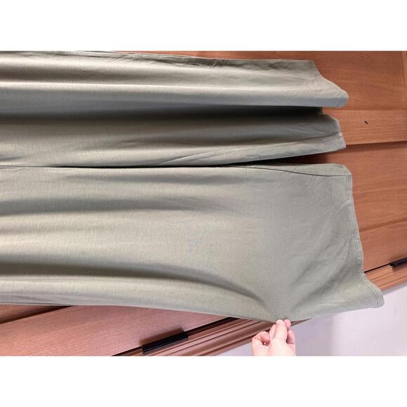 NWT Quince Tencel Jersey Wide Leg Jumpsuit Cropped Sage Green Women’s Medium - Picture 2 of 15